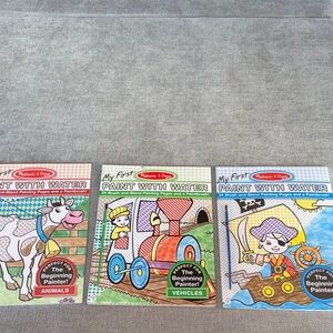 Melissa & Doug My First Paint with Water Set - Animals, Vehicles, Pirates